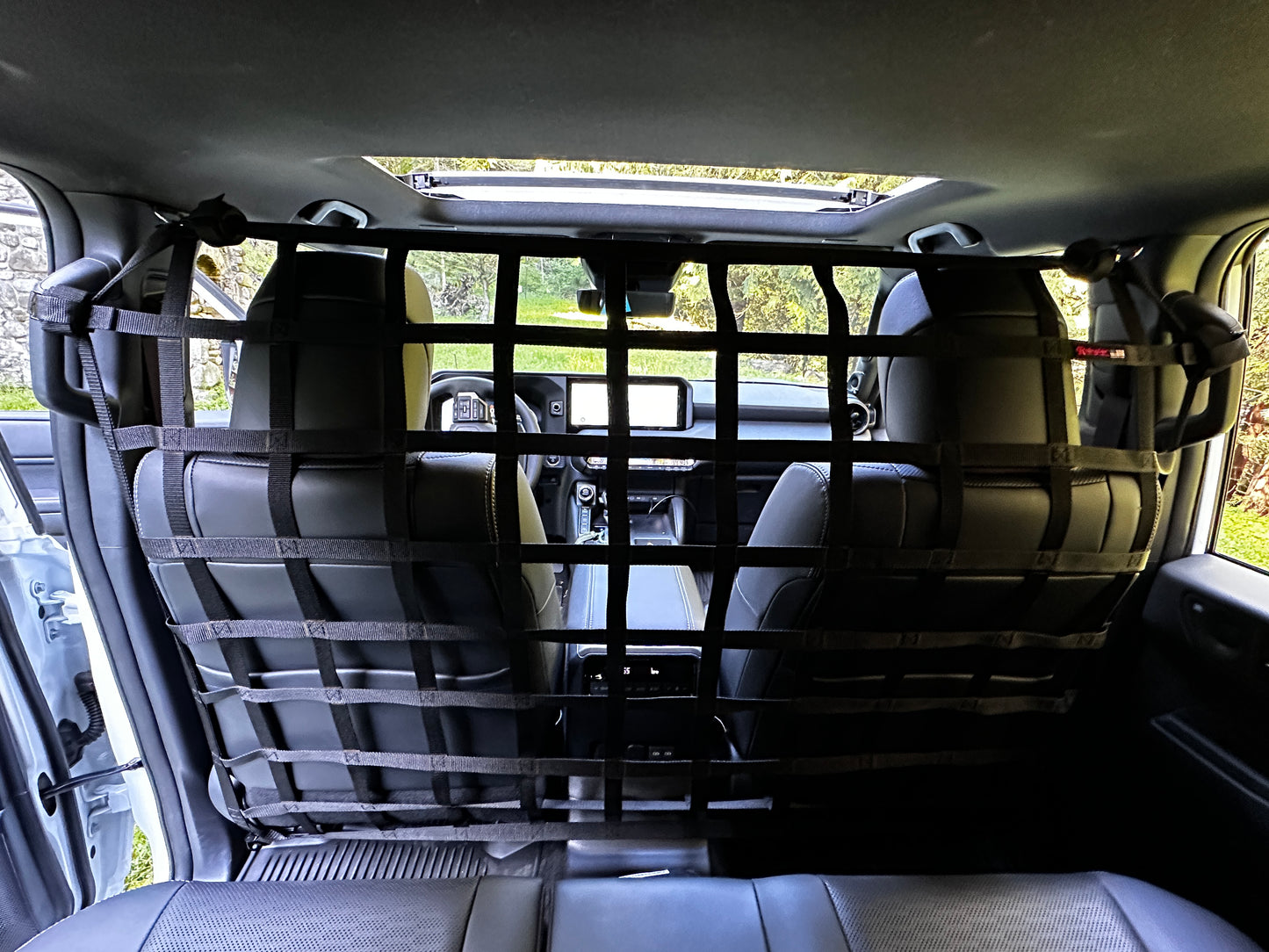 2024 - newer Toyota Land Cruiser (J250) Behind Front Seats Barrier Divider Net-Raingler