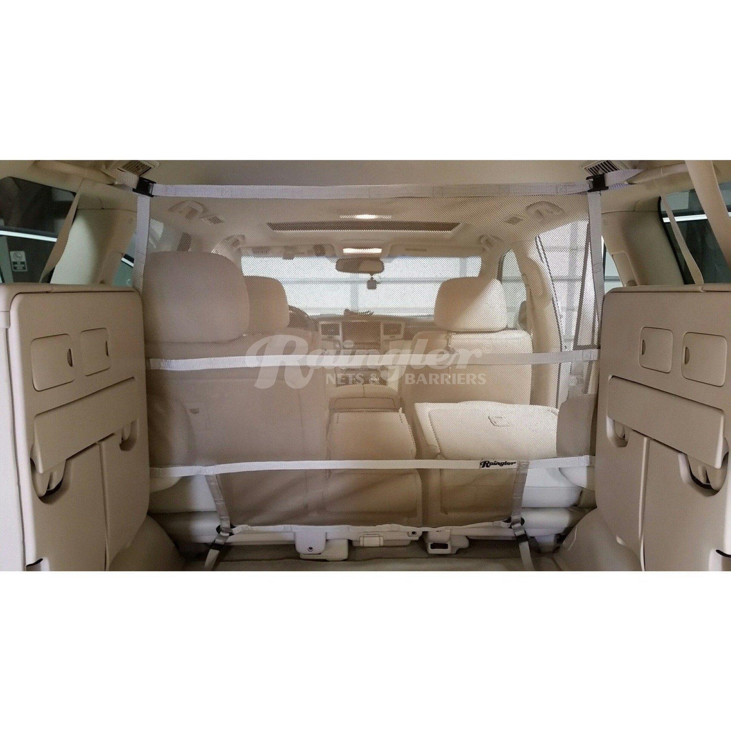 2008 - 2021 Toyota Land Cruiser (J200) Behind Rear 2nd Row Seats Barrier Divider Net-Raingler