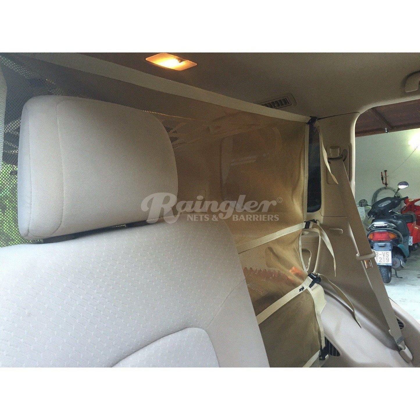 2008 - 2021 Toyota Land Cruiser (J200) Behind Rear 2nd Row Seats Barrier Divider Net-Raingler