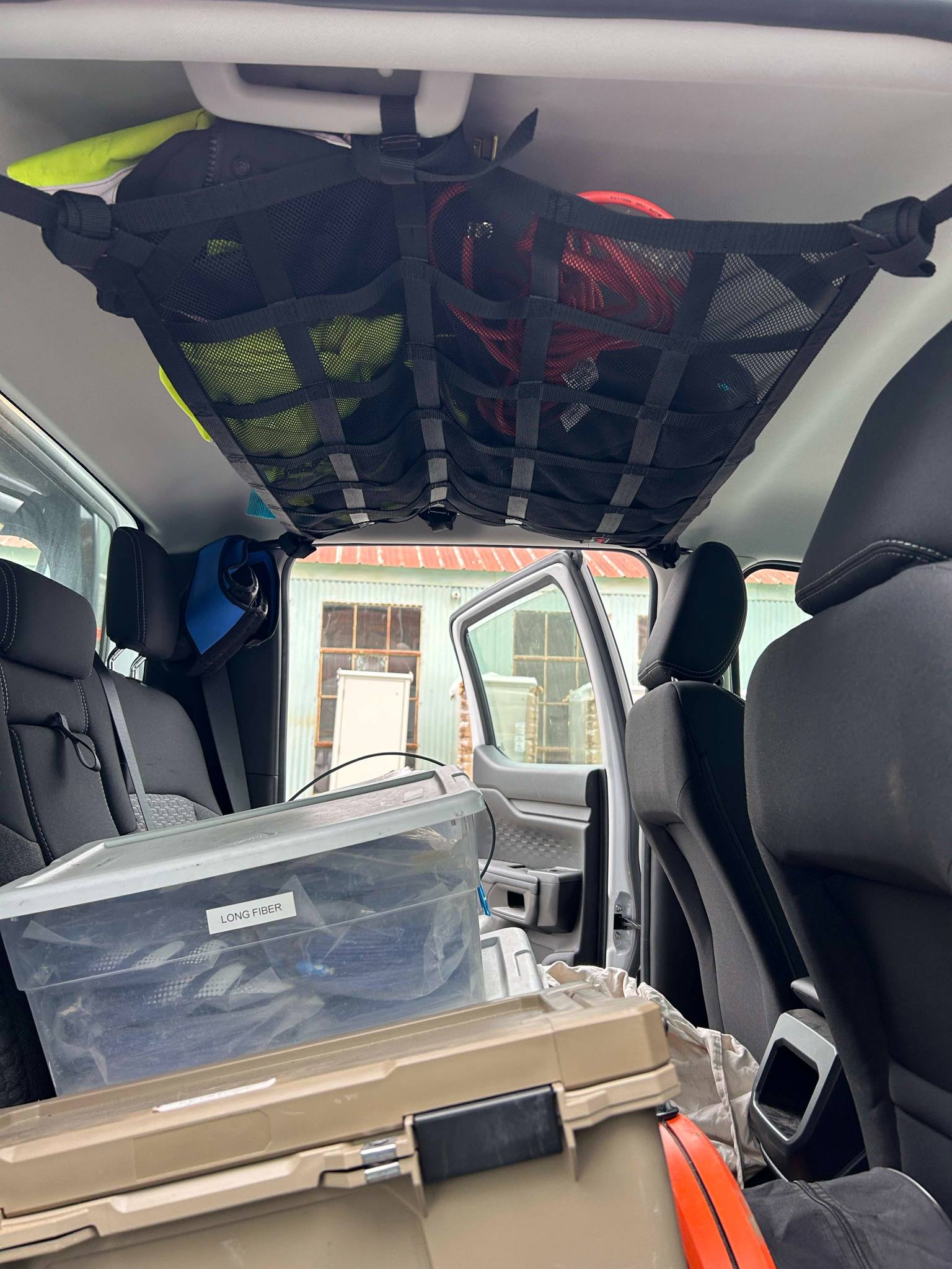 2019 - Newer Ford Ranger Crew Cab Ceiling Attic Net-Raingler