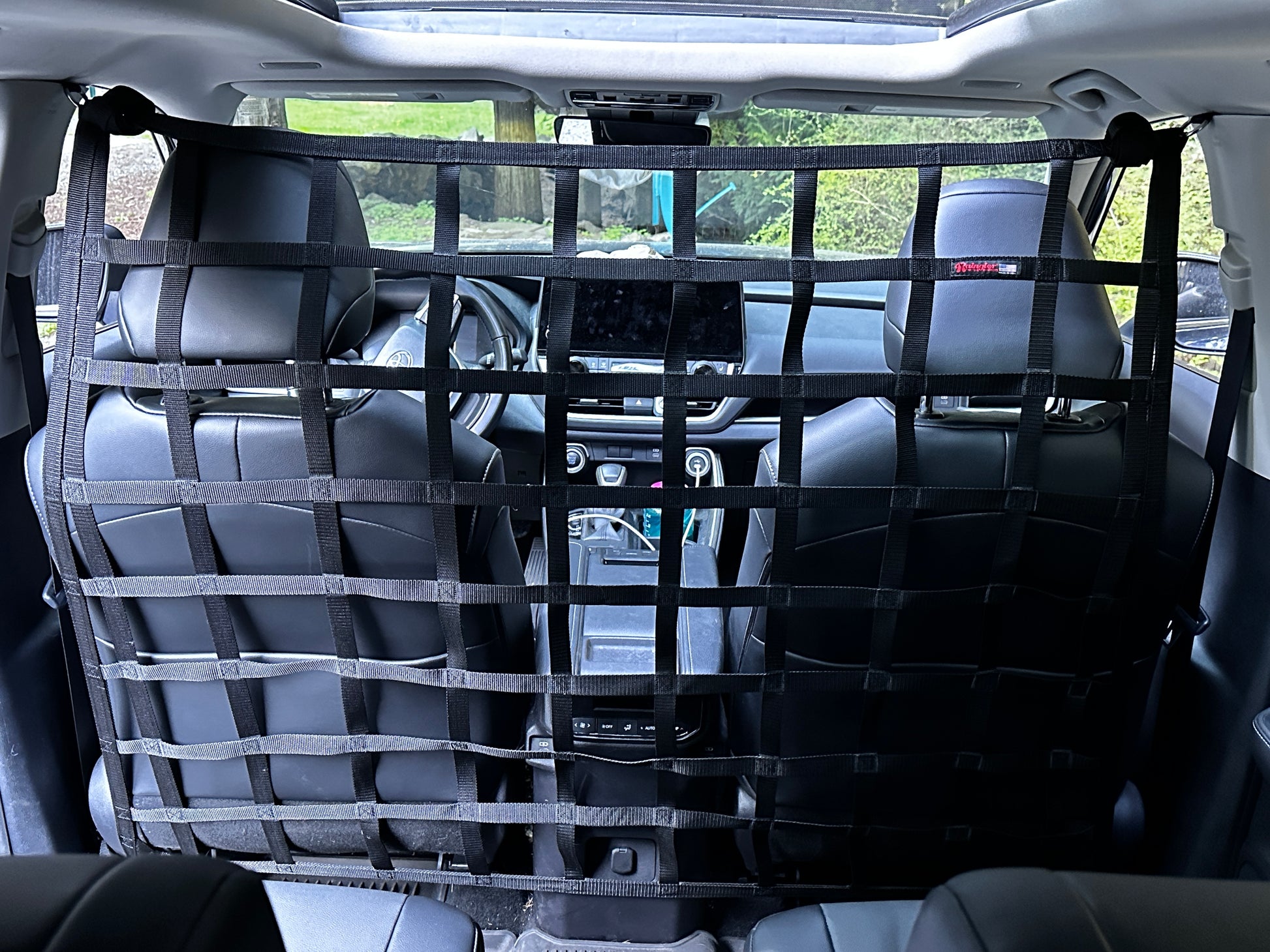 2023 - Newer Toyota Grand Highlander Behind Front Seat Barrier Divider Net-Raingler