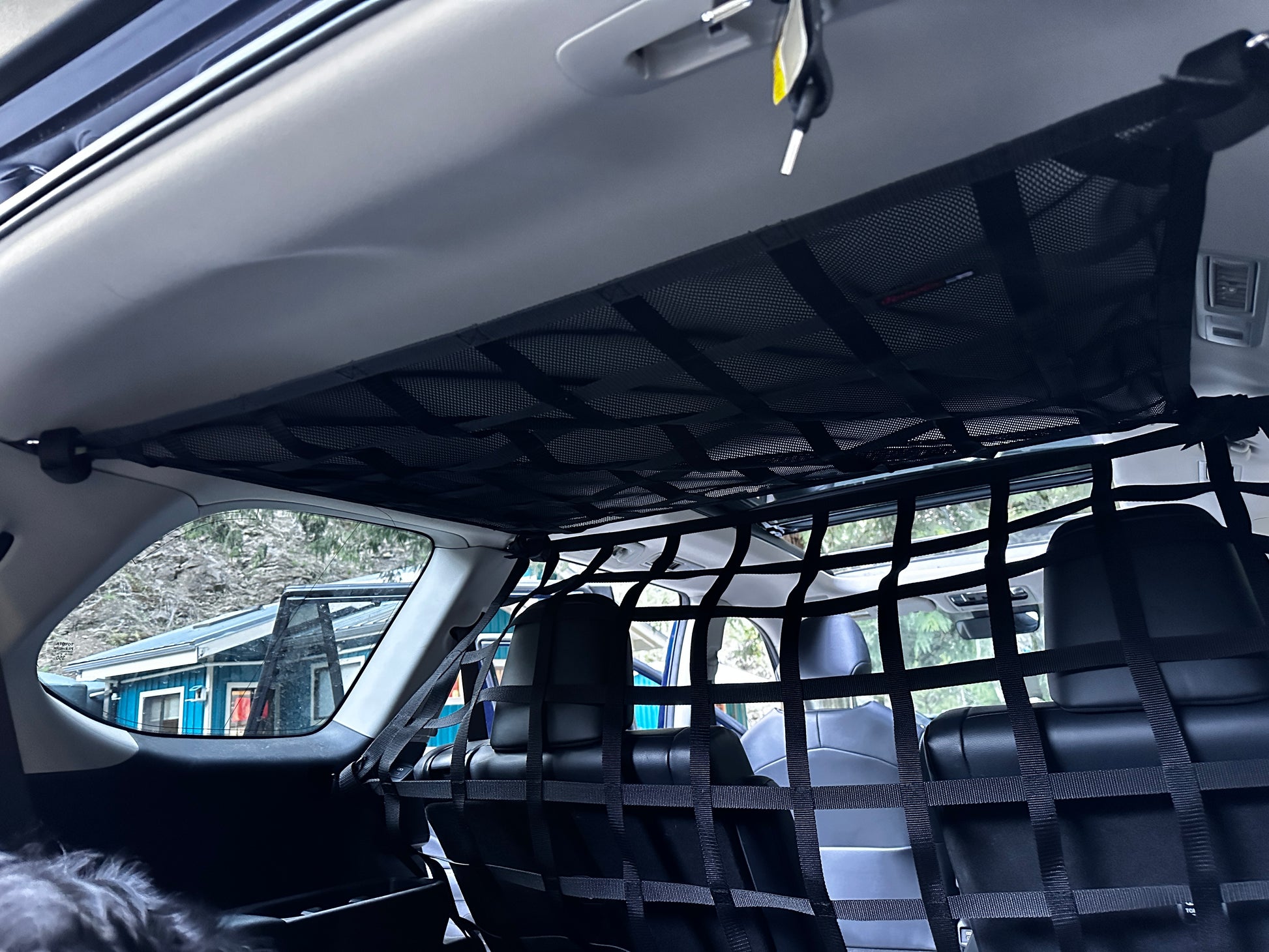 2023 - Newer Toyota Grand Highlander Rear Cargo Area Ceiling Attic Net-Raingler