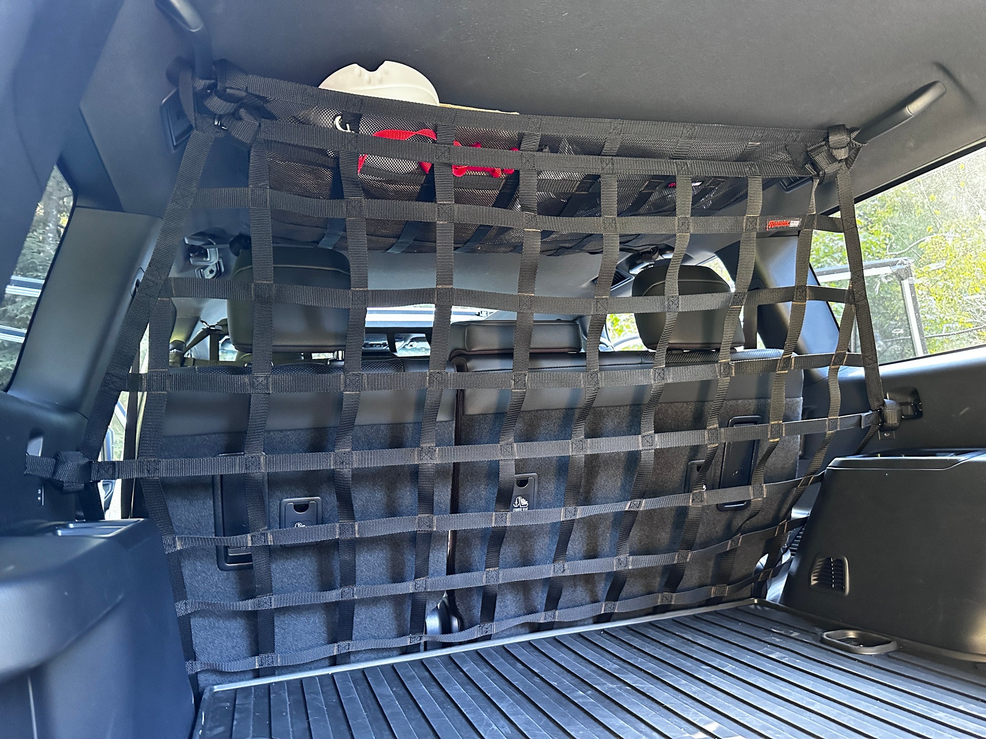 2024 - Newer Toyota Land Cruiser (J250) Behind 2nd Row Seats Rear Barrier Divider Net-Raingler