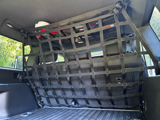 2024 - Newer Toyota Land Cruiser (J250) Behind 2nd Row Seats Rear Barrier Divider Net-Raingler