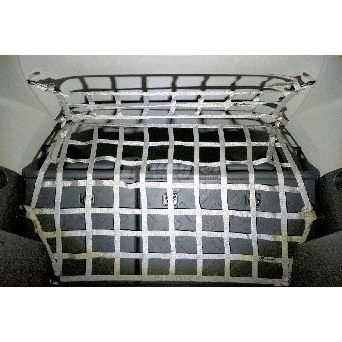 2007 - Newer Toyota FJ Cruiser Behind Rear 2nd Row Seats Barrier Divider Net-Raingler