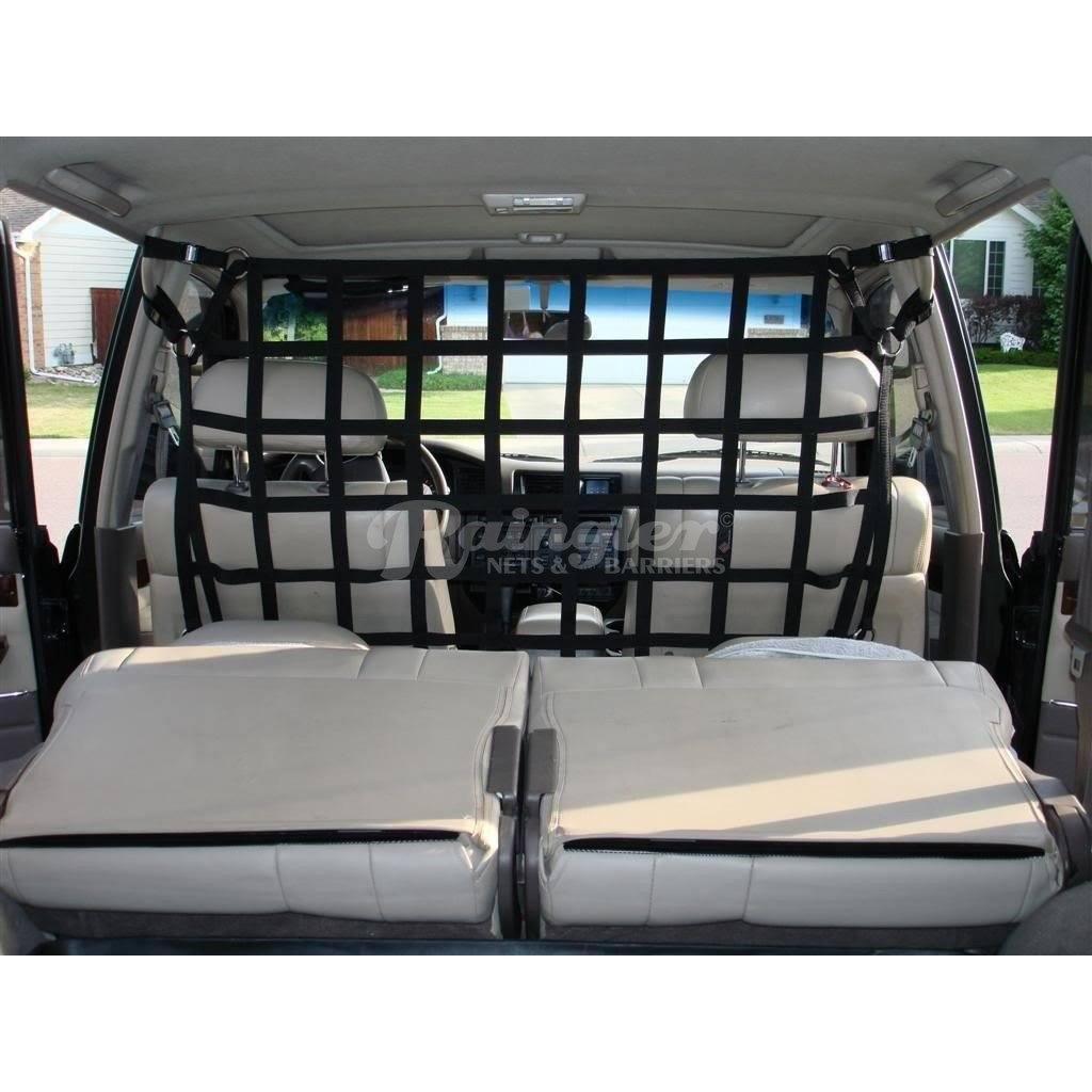 2008 - 2021 Toyota Land Cruiser (J200) Behind Front Seats Barrier Divider Net-Raingler