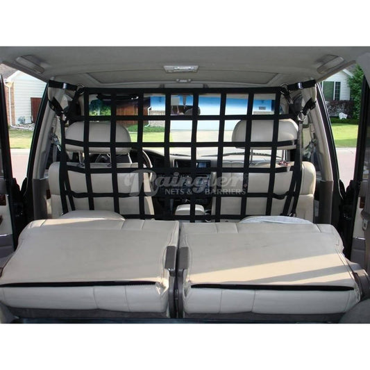 2008 - 2021 Toyota Land Cruiser (J200) Behind Front Seats Barrier Divider Net-Raingler